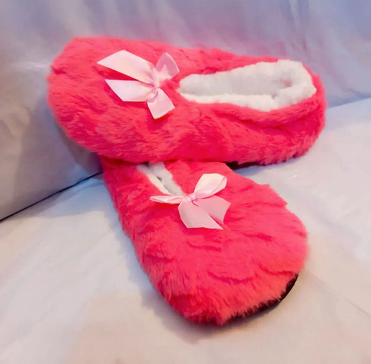 •Women Plush Indoor Slippers Soft,Cozy,Warm•